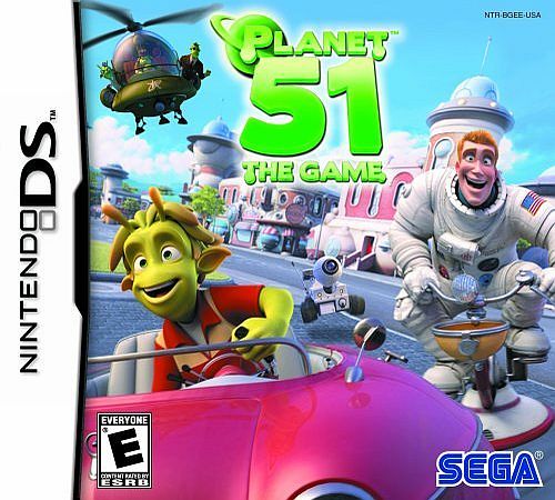 Planet 51 box art for Nintendo DS